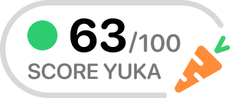 Score Yuka : 63/100