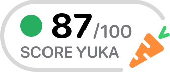 Score Yuka : 87/100