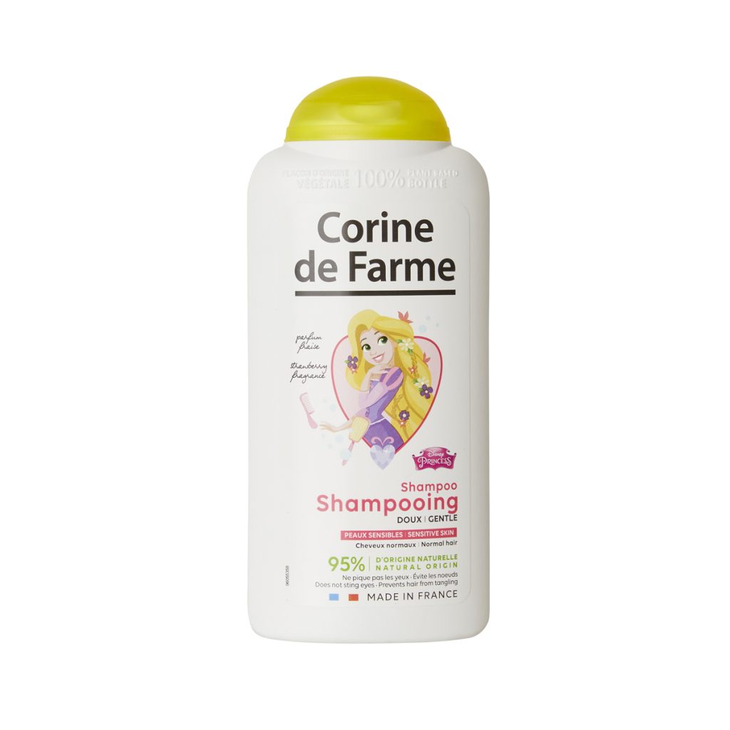 Shampooing pour Enfant Raiponce Disney - Princess Disney - 300ml - Corine de Farme - Clean beauty - Made in France