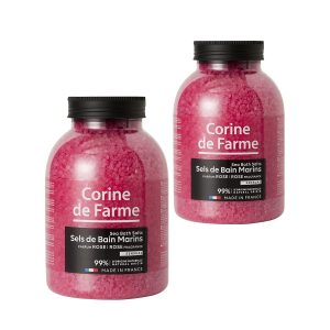 Lot de 2 Sels de Bain Marins Sensual Rose - Corine de Farme