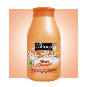 250ml Douche Lait hydratante packshot Fleur Oranger