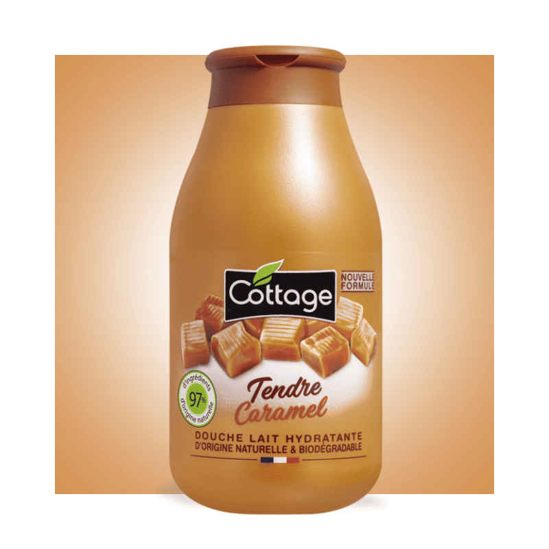 250ml Douche Lait hydratante Tendre Caramel packshot