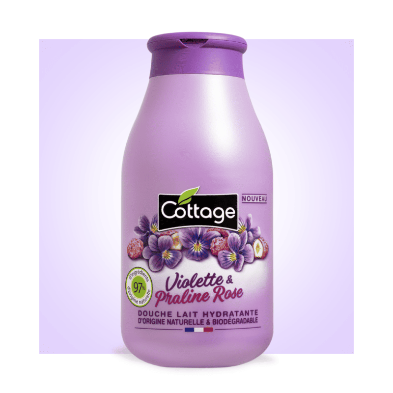 250ml Douche Lait Violette praline packshot