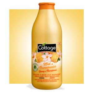 Moisturizing Shower and Bath Milk - Honey and Frangipani