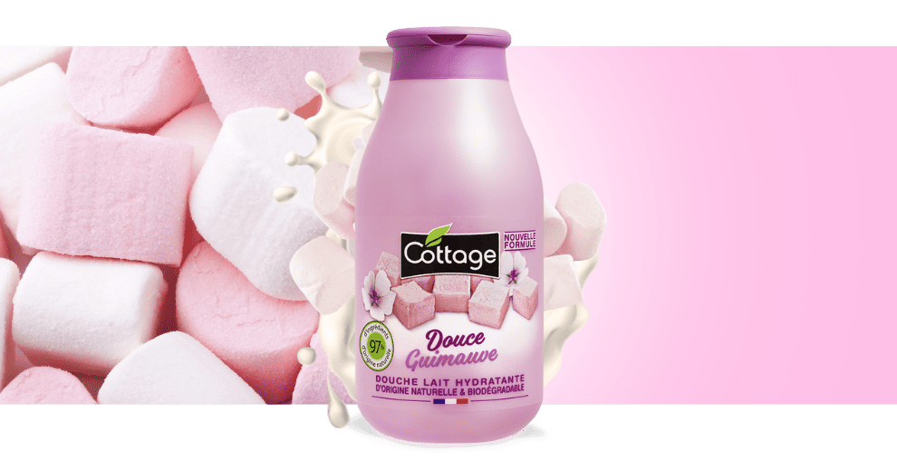 Image égérie COTTAGE Douce guimauve 250ml V1