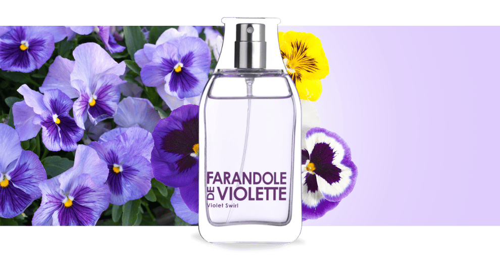 Image égérie COTTAGE Eau de toilette farandole violette