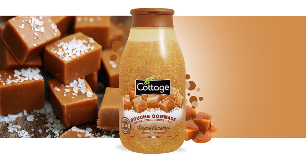 Image égérie COTTAGE Gommage Caramel 250ml V1