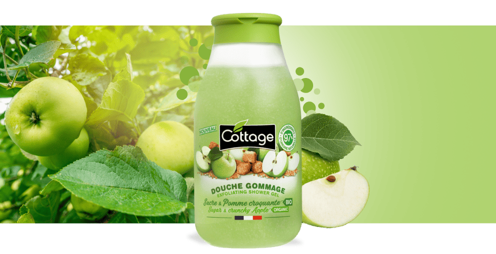 Image égérie COTTAGE Gommage Pomme 250ml V1