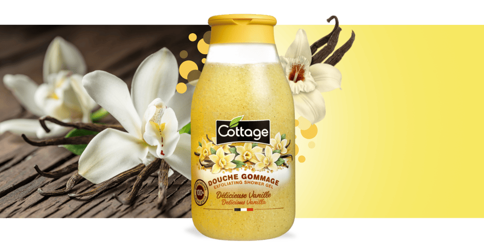 Image égérie COTTAGE Gommage Vanille 250ml V2