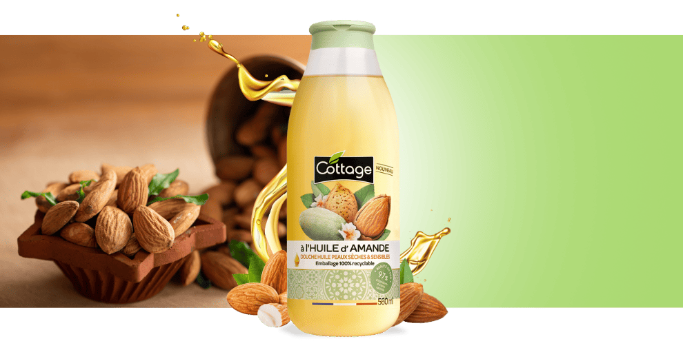 Image égérie COTTAGE Huile Amande V1