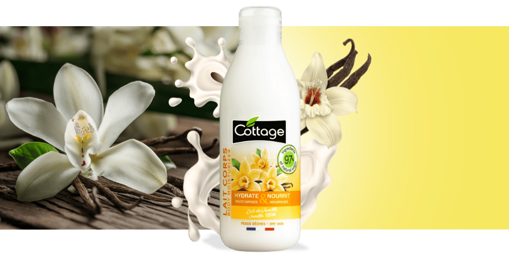 Image égérie COTTAGE Lait Vanille