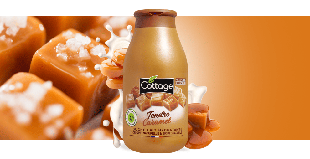Image égérie COTTAGE Tendre caramel 250ml V1