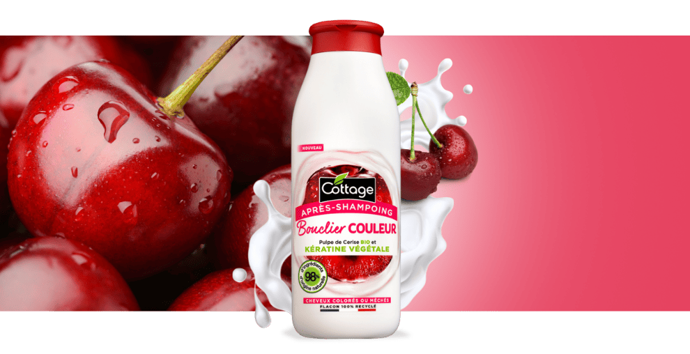 Image égérie Cottage Bouclier Couleur Après Shampoing