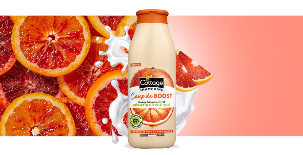 Image égérie Cottage Coup boost Shampoing