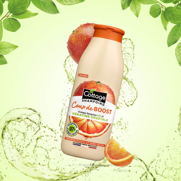 Visuel shampoing coup de boost