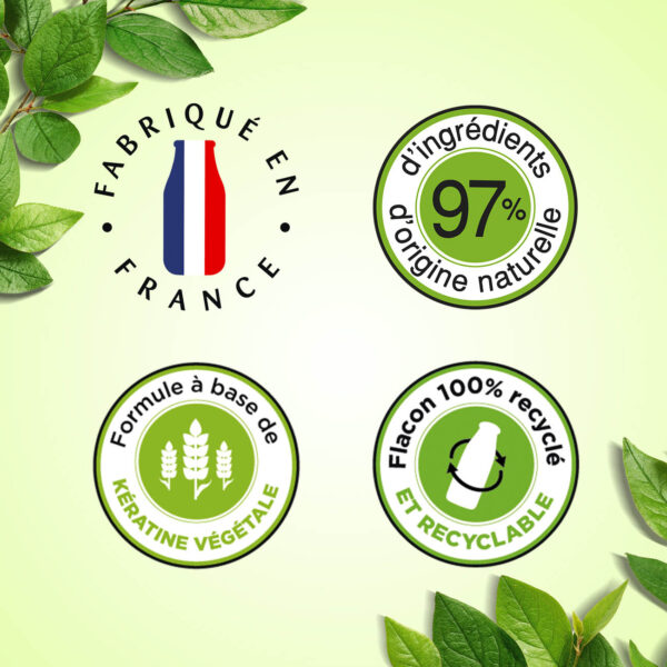 Shampoing à la kératine végétale – Shot Nutrition - 250ml